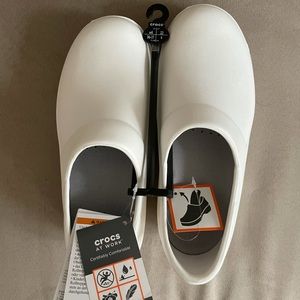 White crocs Neria Pro II Clog Women’s NEW